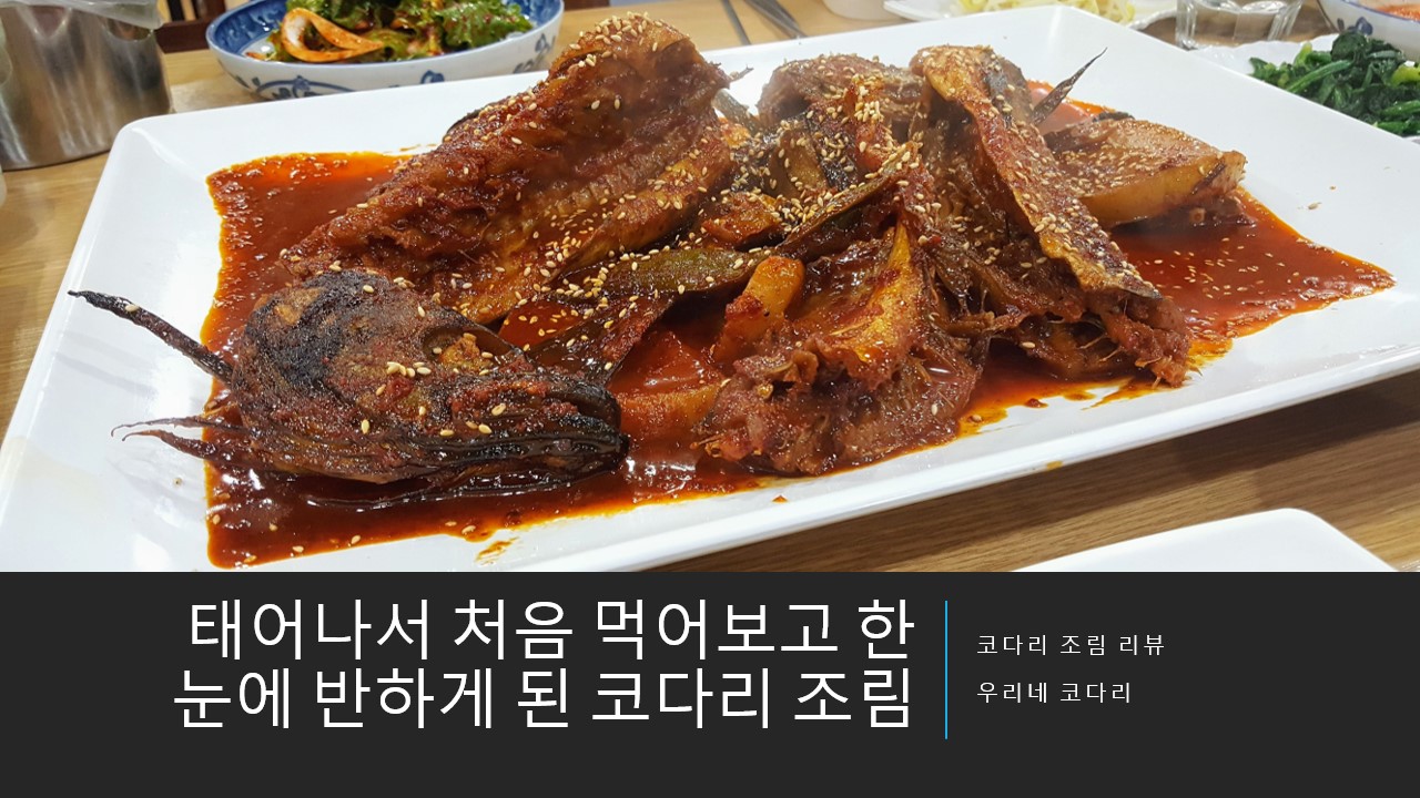  태어나서 처음 먹어보고 한 눈에 반하게 된 코다리 조림 맛집 리뷰, 양천구 한정식 맛집 메뉴와 가격, 코다리의 의미 등등 후기