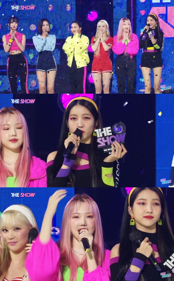  '더쇼' 여자친구, 'MAGO'로 1위 "버디 보고싶어요"[밤TView]