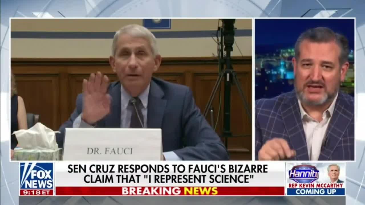  미국 역사상 가장 위험한 관료? VIDEO: Ted Cruz : 'Fauci is Most dangerous bureaucrat'