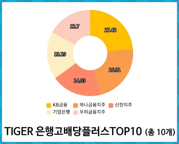 TIGER 은행고배당플러스TOP10 종목