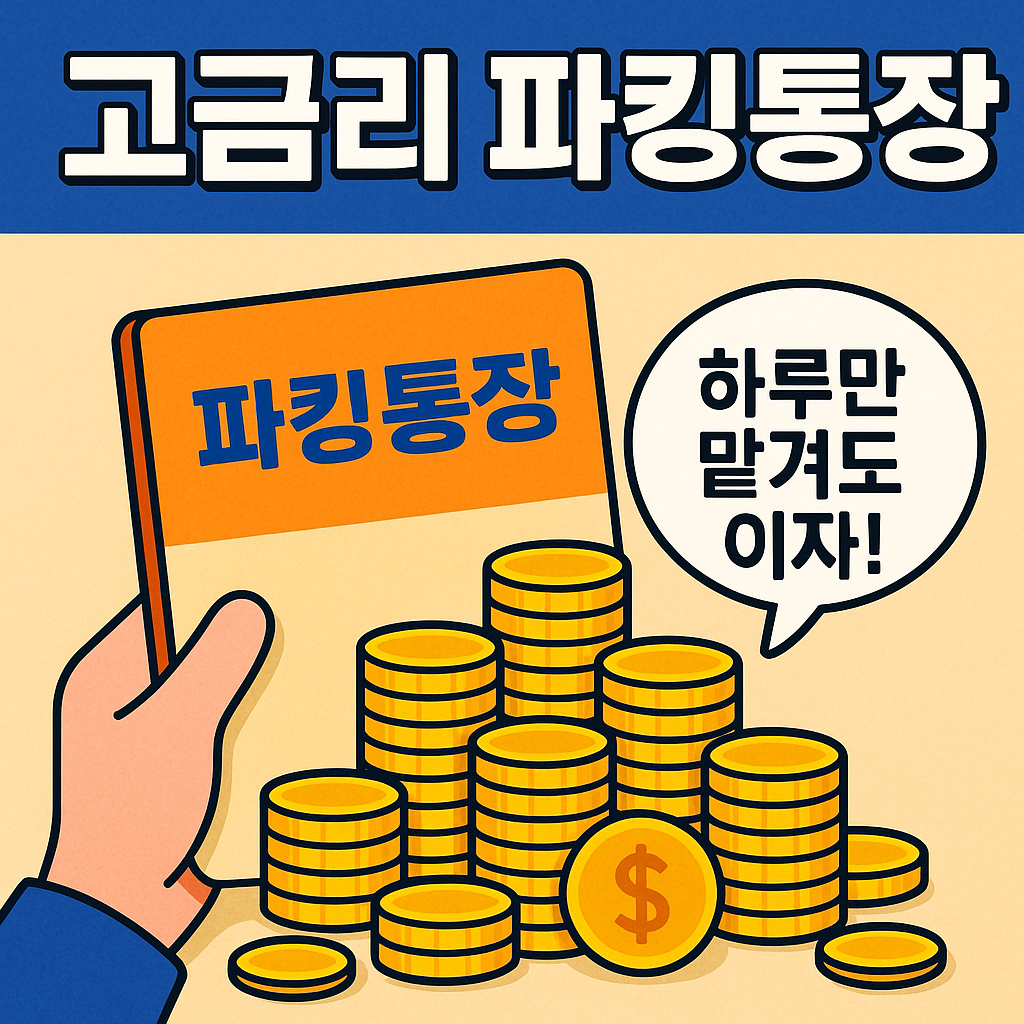 제로금리 시대, 고수익 파킹통장으로 매일 이자 받는 법