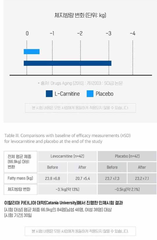 체지방량의 변화