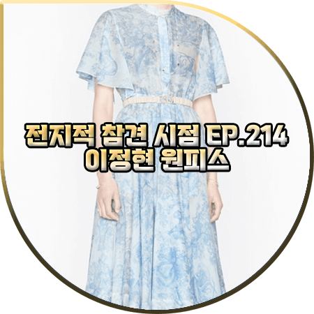  전지적 참견 시점 214회 이정현 원피스 :: 디올 블루 프린트 플레어 드레스 : 이정현 패션