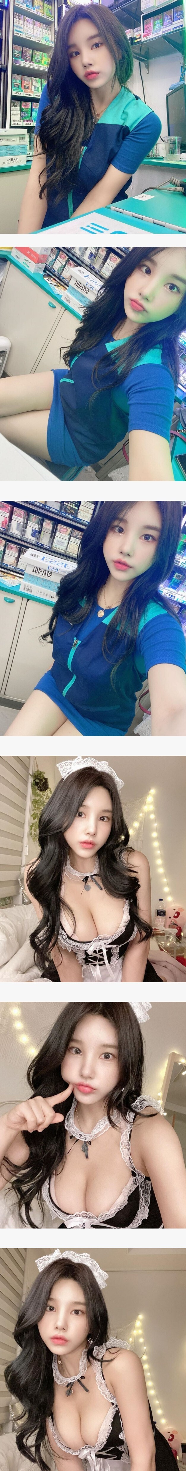  편의점 알바생 쮸리