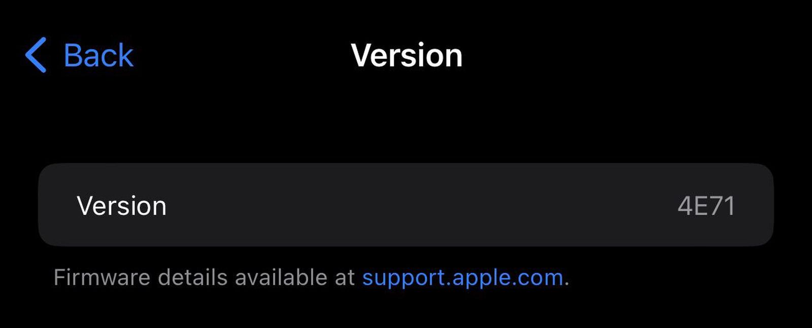 iOS-16-beta-5-AirPods-Firmware-Version