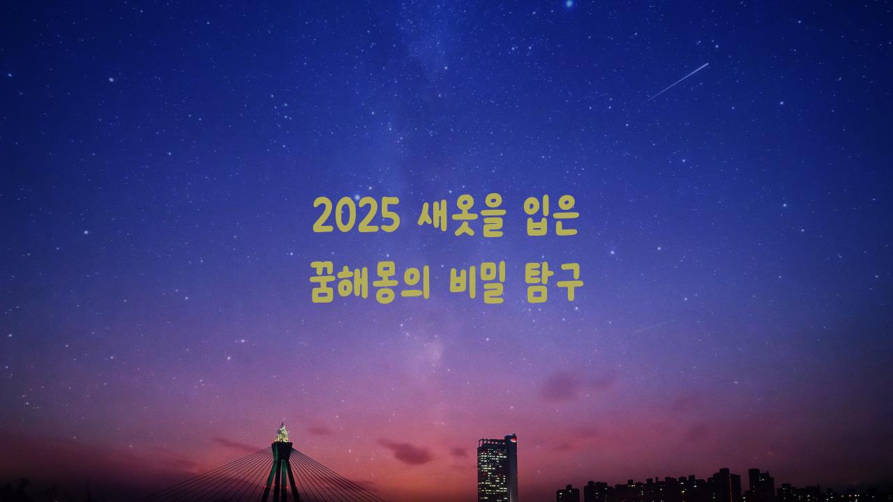 2025 새옷을 입은 꿈해몽