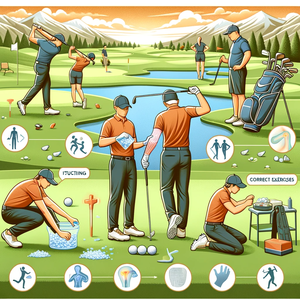 골프에서의 부상 예방과 관리: 스윙 기술&#44; 클럽 피팅&#44; 신체 체크포인트