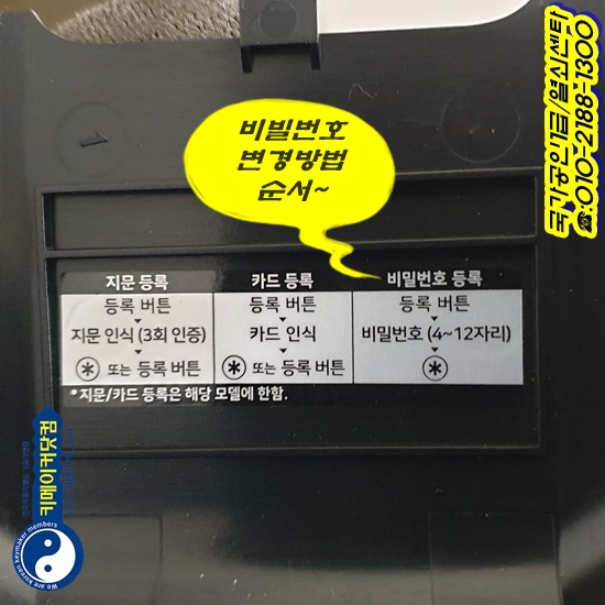 분리형도어락 구멍 12