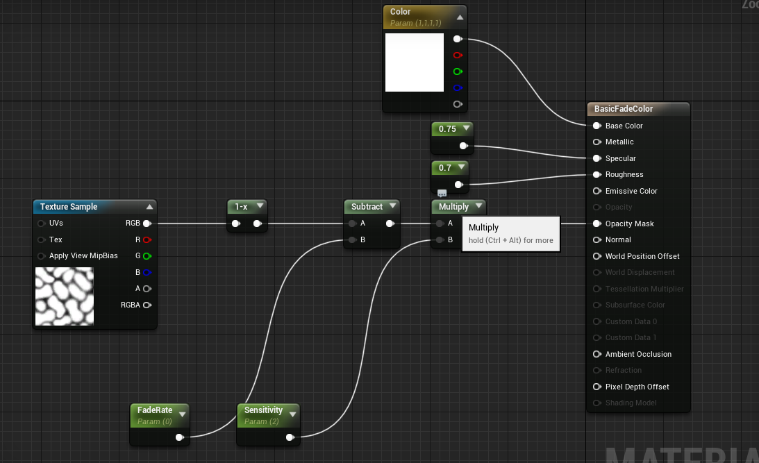 Unreal Engine Mask Texture UE4 Beginner | Masking Material
