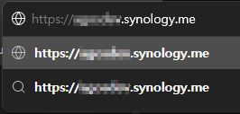 synology.me 검색