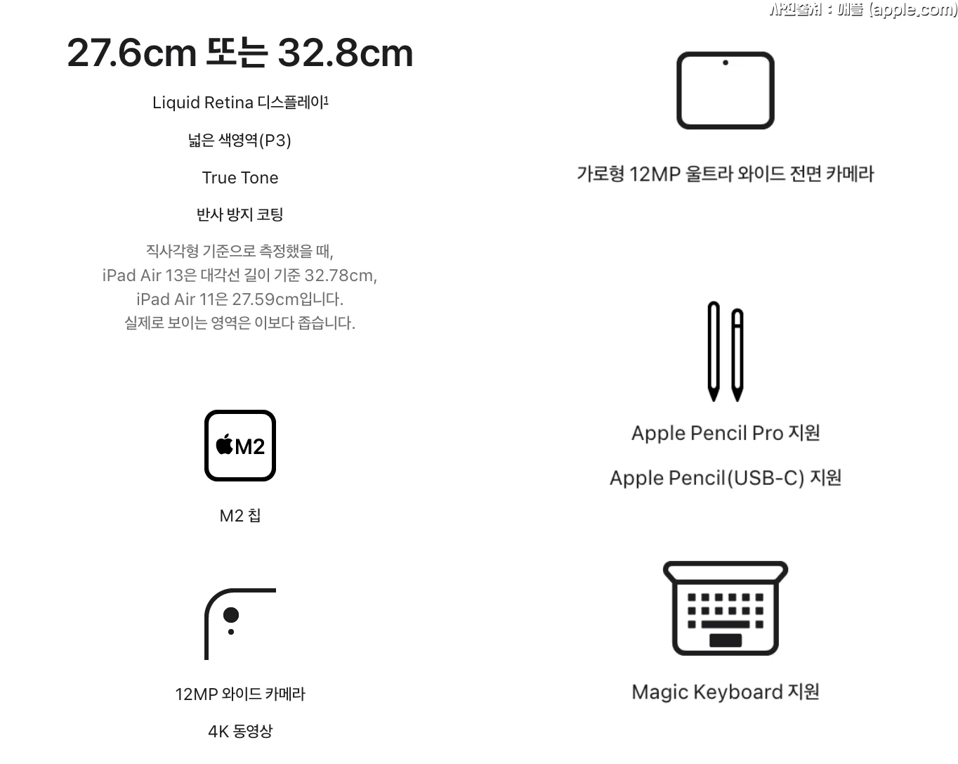 에어6 스펙