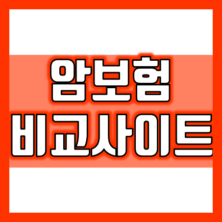  암보험비교사이트에서 골라 본 괜찮은 비갱신형암보험 추천