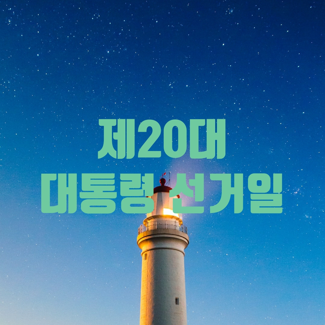  20대 대통령 선거일