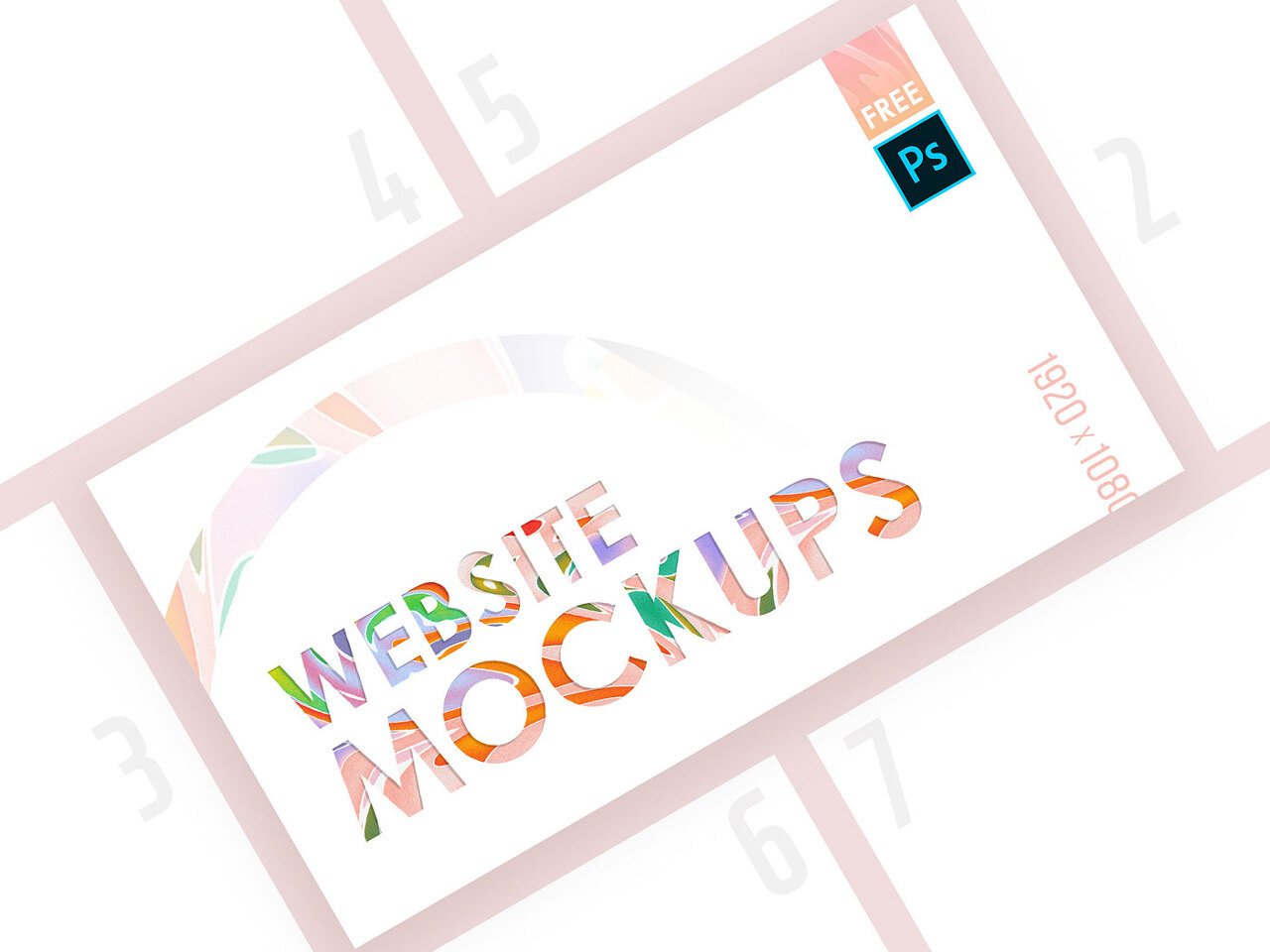 Website Showcase Mockup Bundle(웹사이트 쇼케이스 목업 번들)