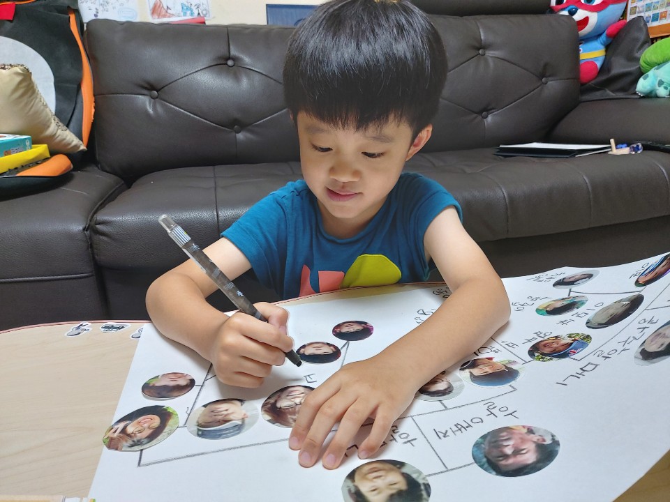 가족관계 촌수 가족관계도 만들기 할아버지와 나는 17