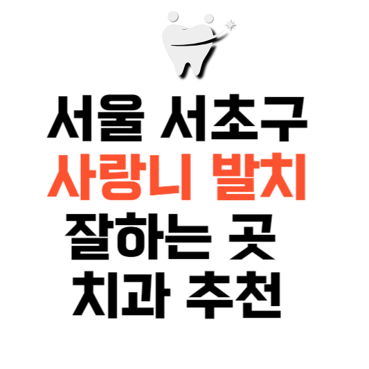 서울 서초구 사랑니 치과 발치 잘하는 곳 추천 매복 가격 비용.png