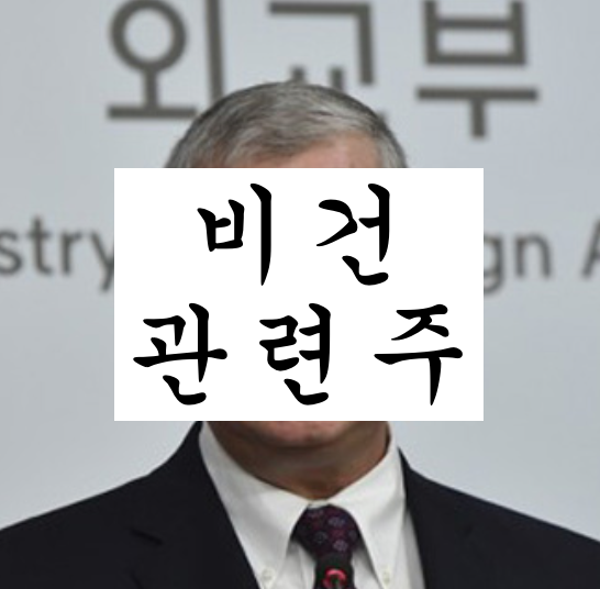  스티븐 비건 방한 관련주