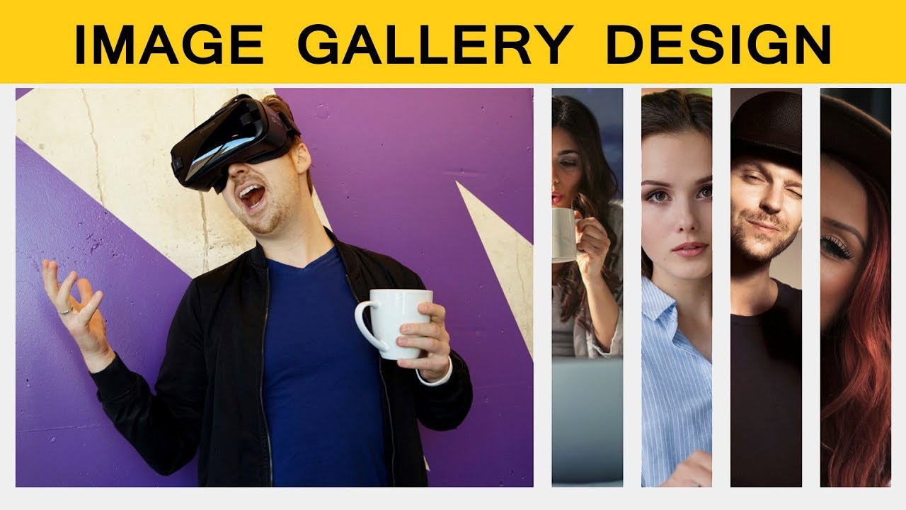  How To Make Image Gallery Using HTML And CSS | Animated Image Gallery Design For HTML Website