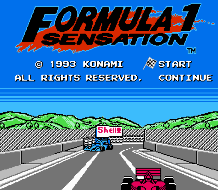  NES ROMS - Formula 1 Sensation (EUROPE / 유럽판 롬파일 다운로드)