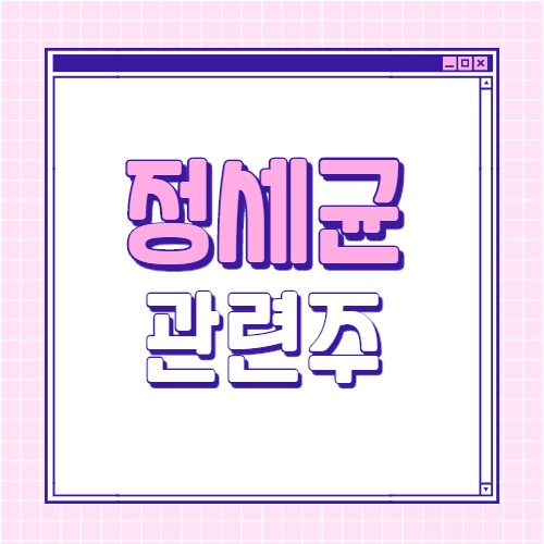  정세균 관련주 핵심 7종목
