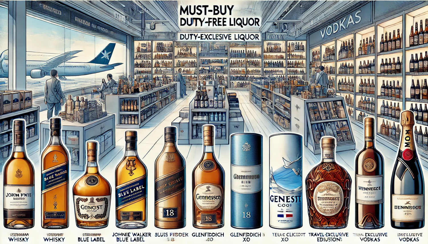 해외 여행에서 꼭 사야 하는 면세점 인기 주류 리스트