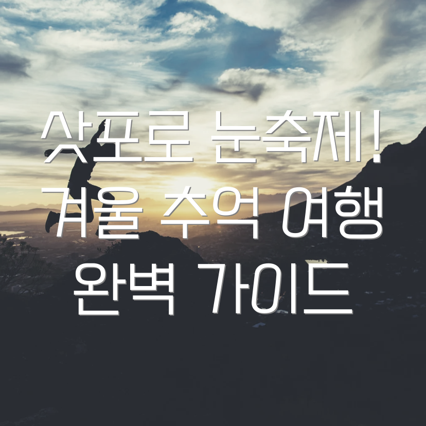 삿포로 눈축제