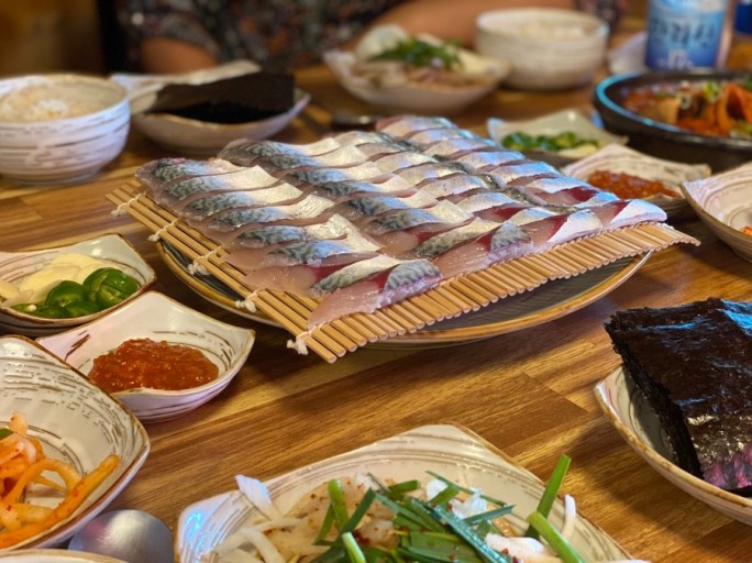 만선식당 고등어회