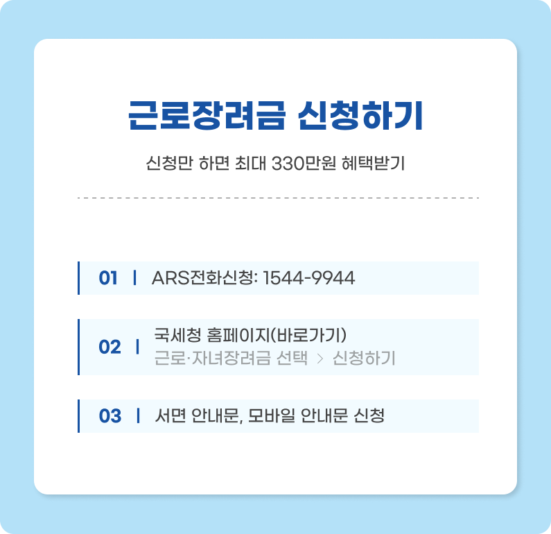 2024 근로장려금 신청 기간 자격 조건 지급일