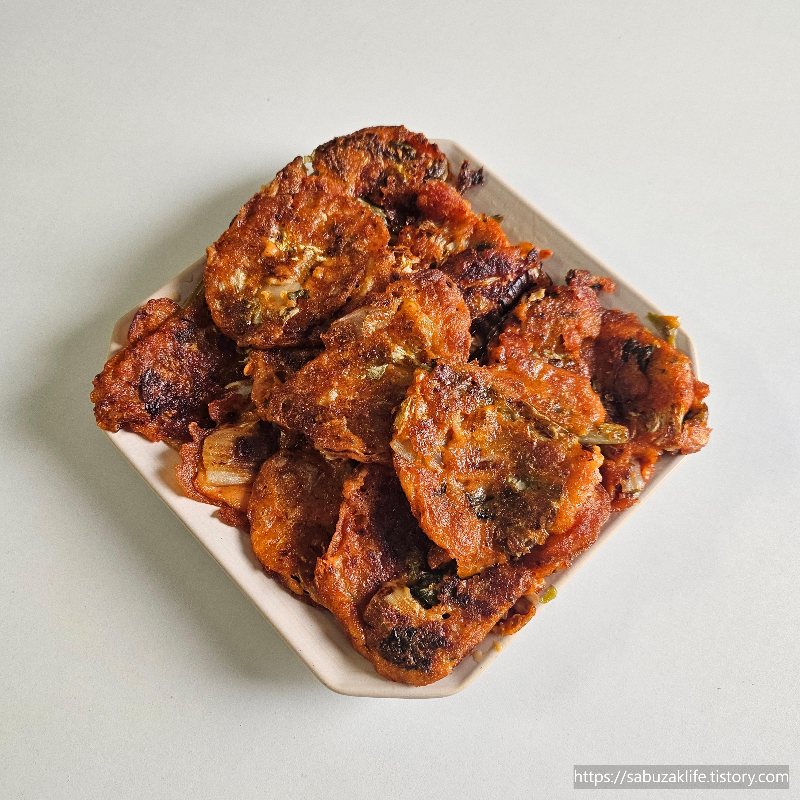 김치전 완성 2