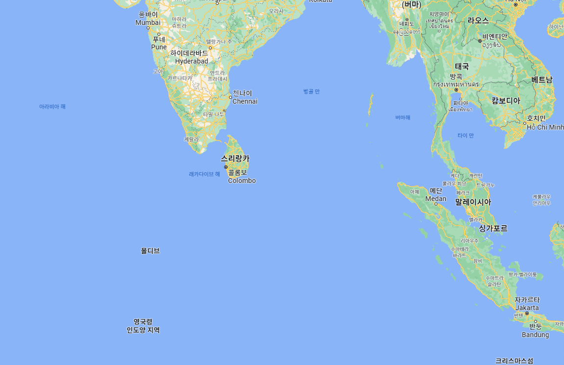 몰디브 지도