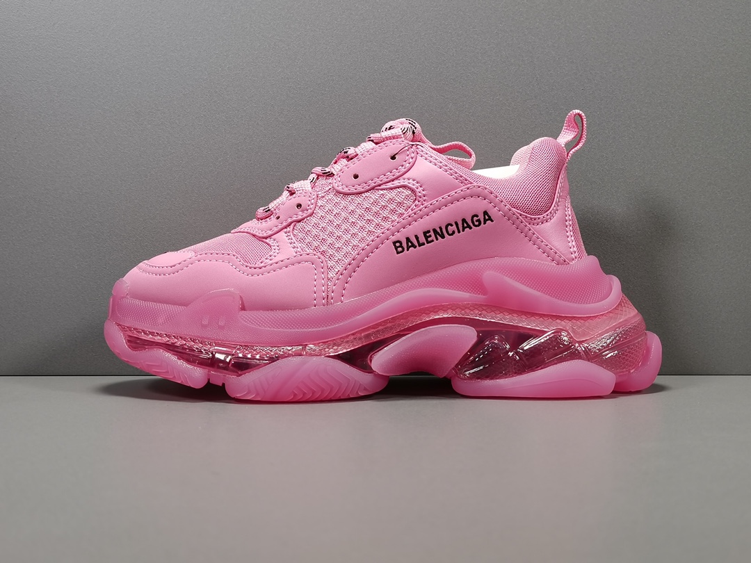  [BALENCIAGA] 발렌시아가 트리플S 클리어솔 라이트 핑크 544351 W2GA1 5760