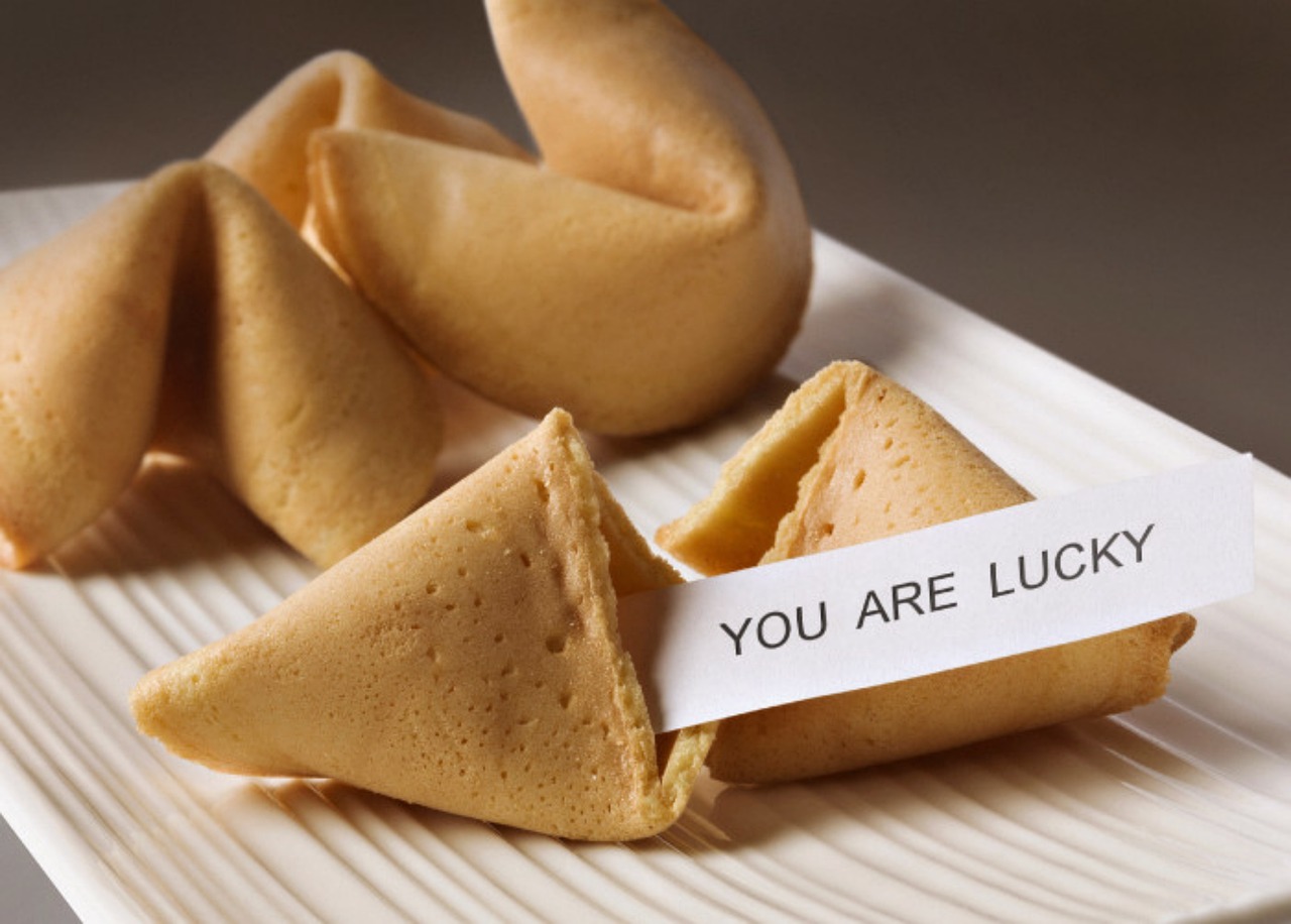 you are lucky