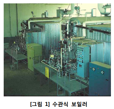 수관식 보일러 구조 및 원리, 장단점