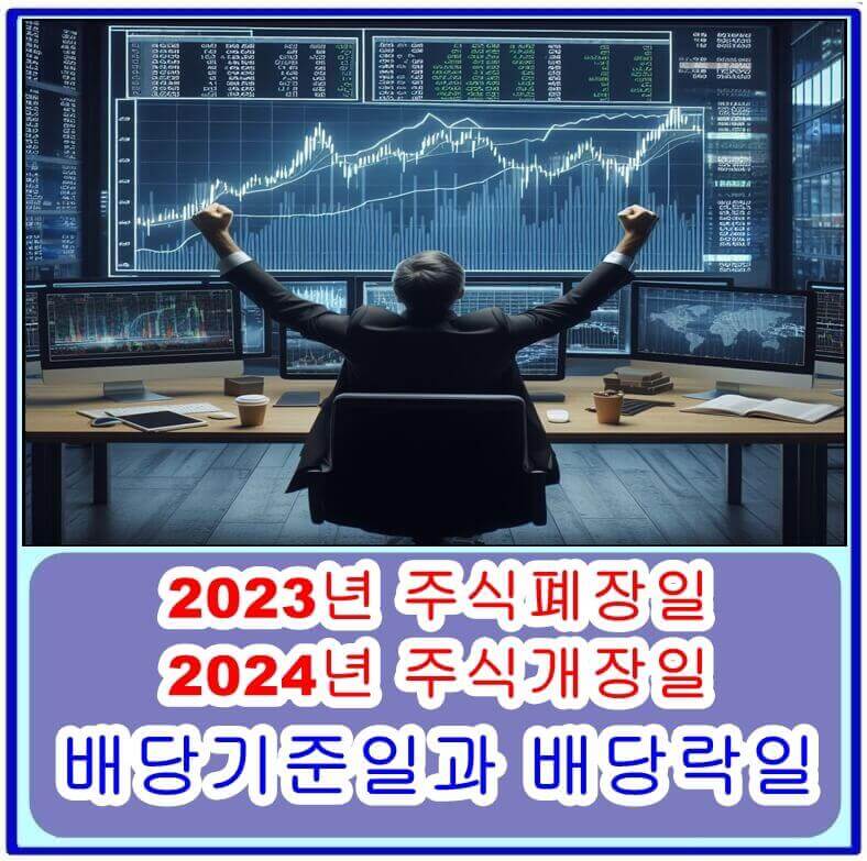 2023년 주식폐장일과 2024년 주식개장일