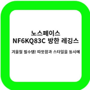 노스페이스 NF6KQ83C 방한 레깅스 썸네일