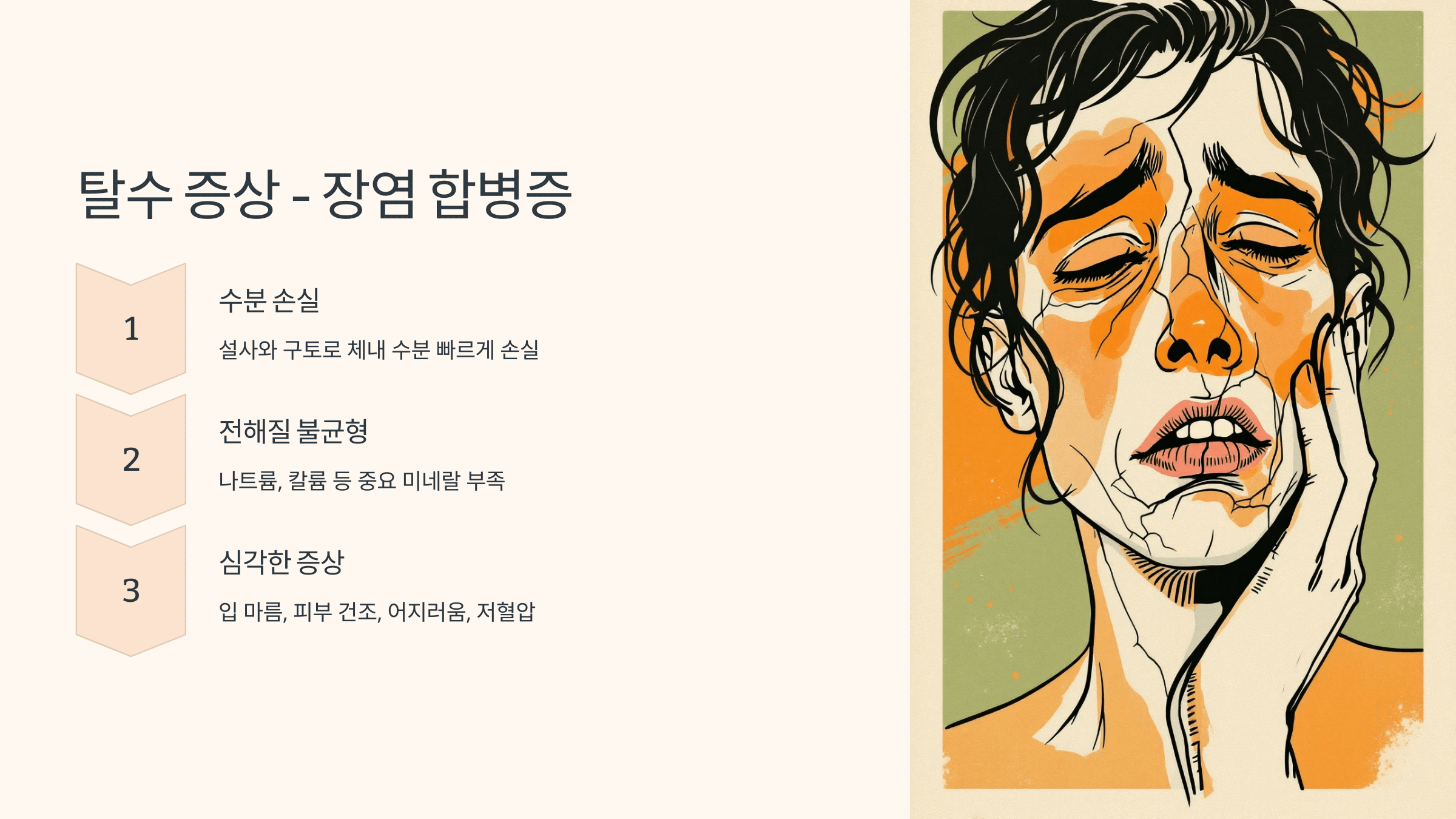 장염과 관련된 사진입니다.