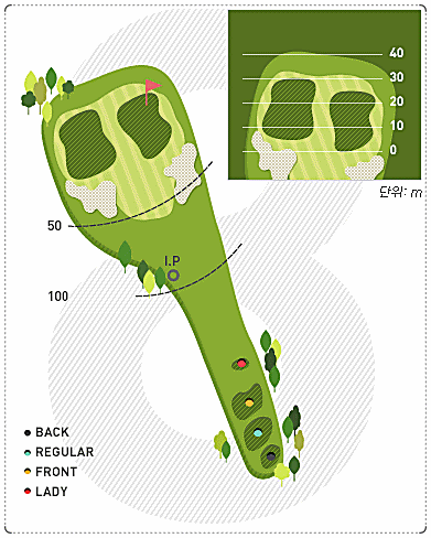 천안상록CC 남 코스 8번 홀