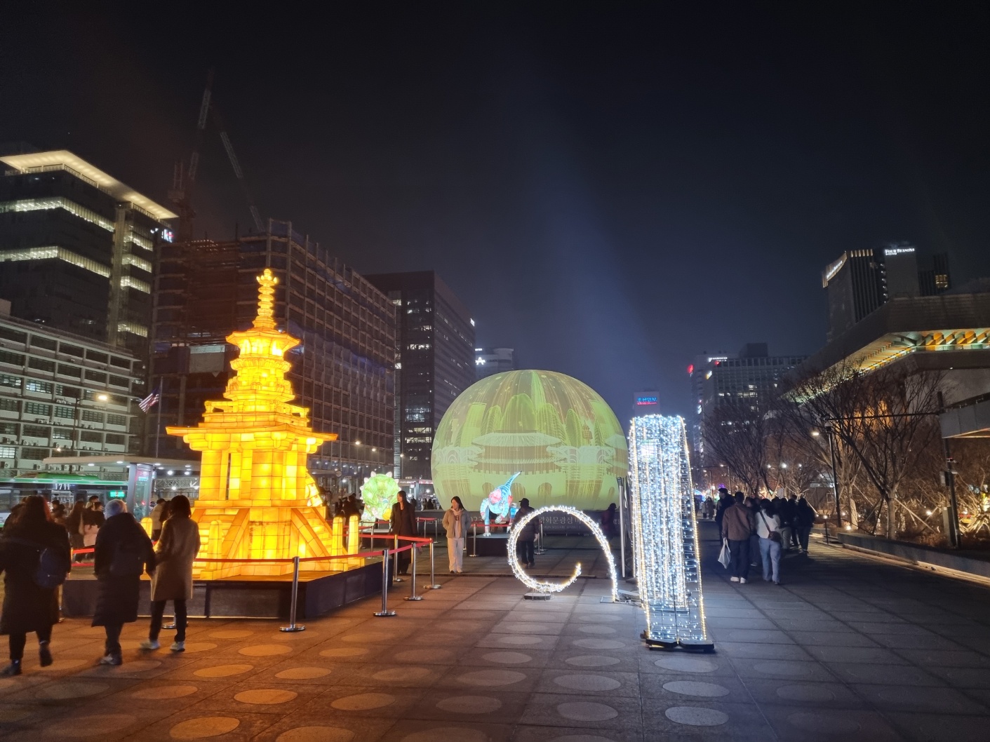 서울 빛초롱축제 조형물