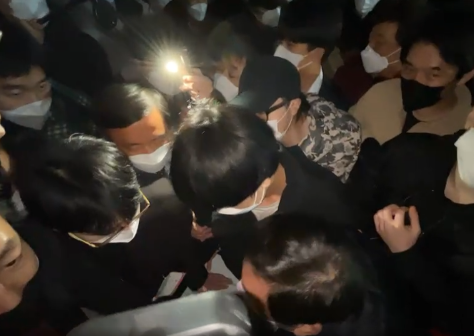  인천 부평구 부정선거 의혹?  대선 투표함 개표 중단 현재 상황(23시56분기준)