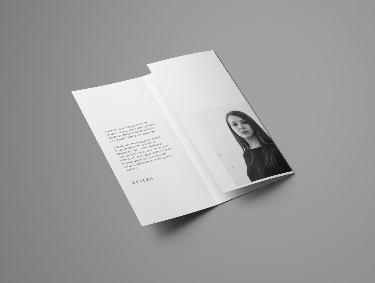 Free Advanced Trifold Brochure Mockup – 7 Angles