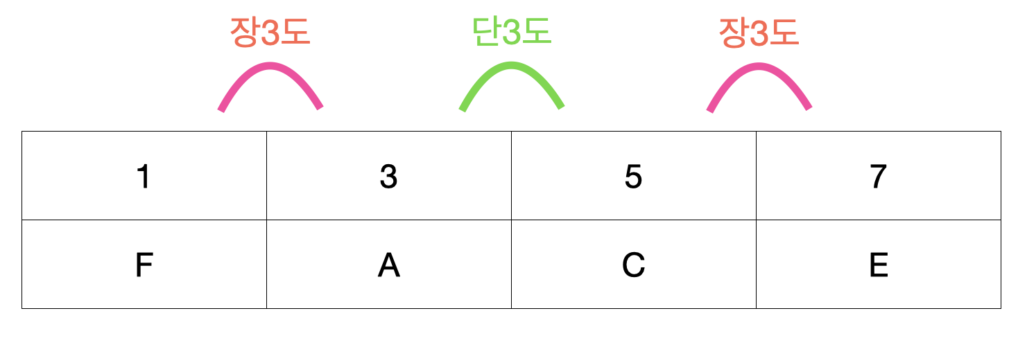 F 코드 구성