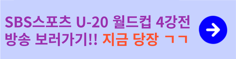 U-20 월드컵 4강전 대진표