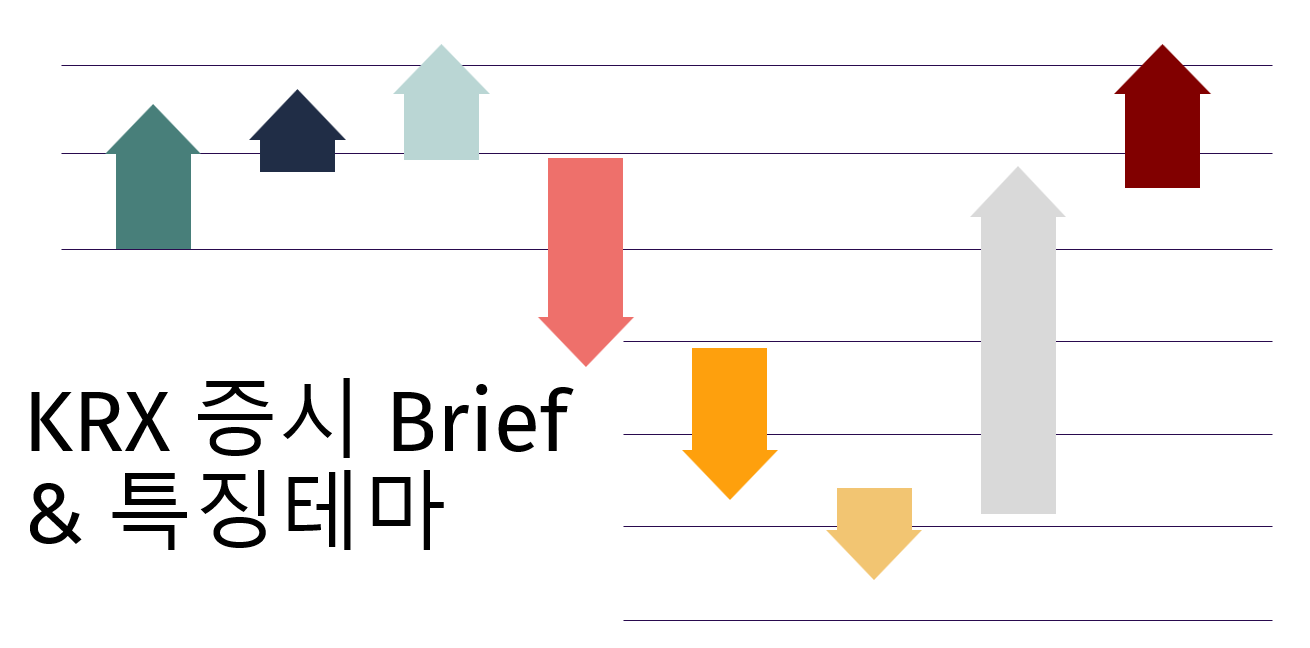 KRX 증시 브리핑 &amp; 특징 테마