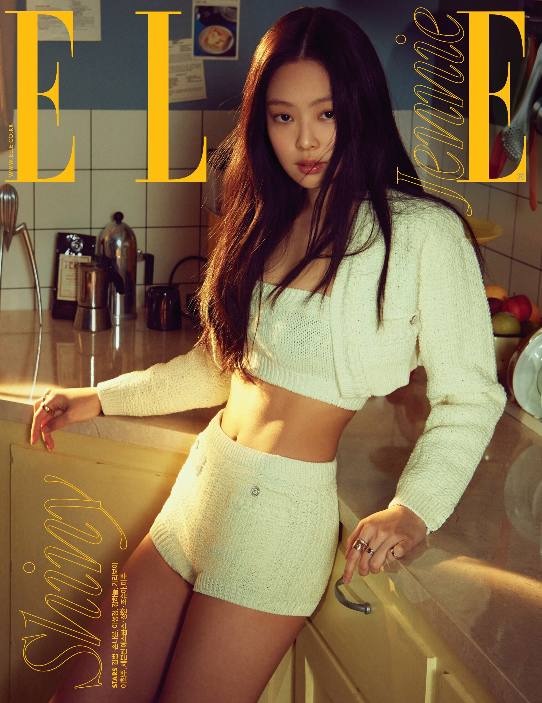  블랙핑크 제니 엘르 코리아 2022년 2월 화보 사진