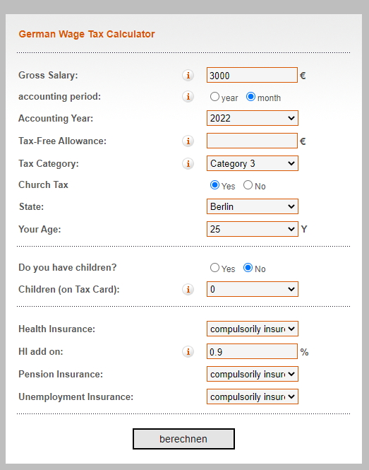 독일 세금, 독일 세후 급여 정확 계산기