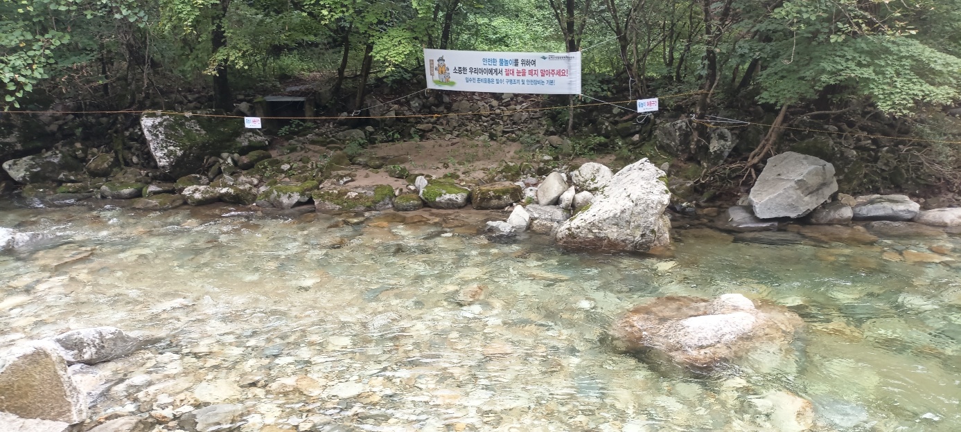 소백산국립공원 남천야영장 특화야영장 이미지