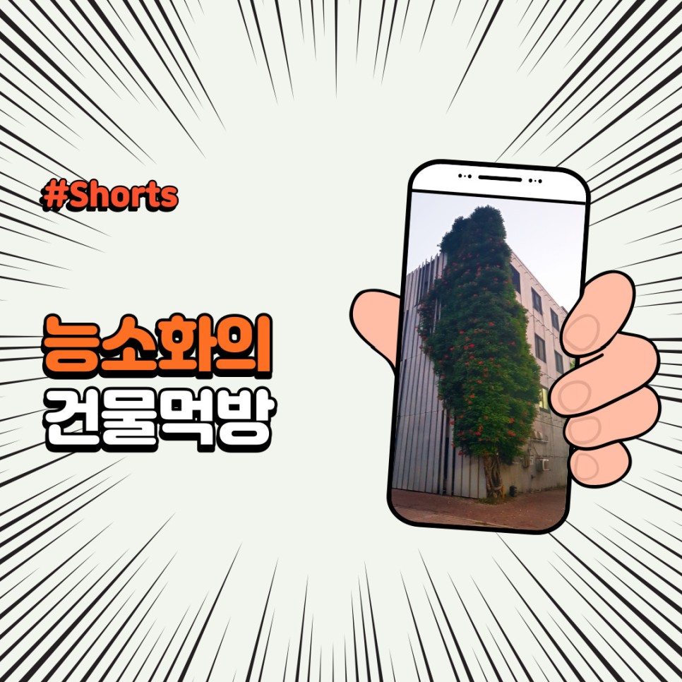  #Shorts 능소화의 건물 먹방?!