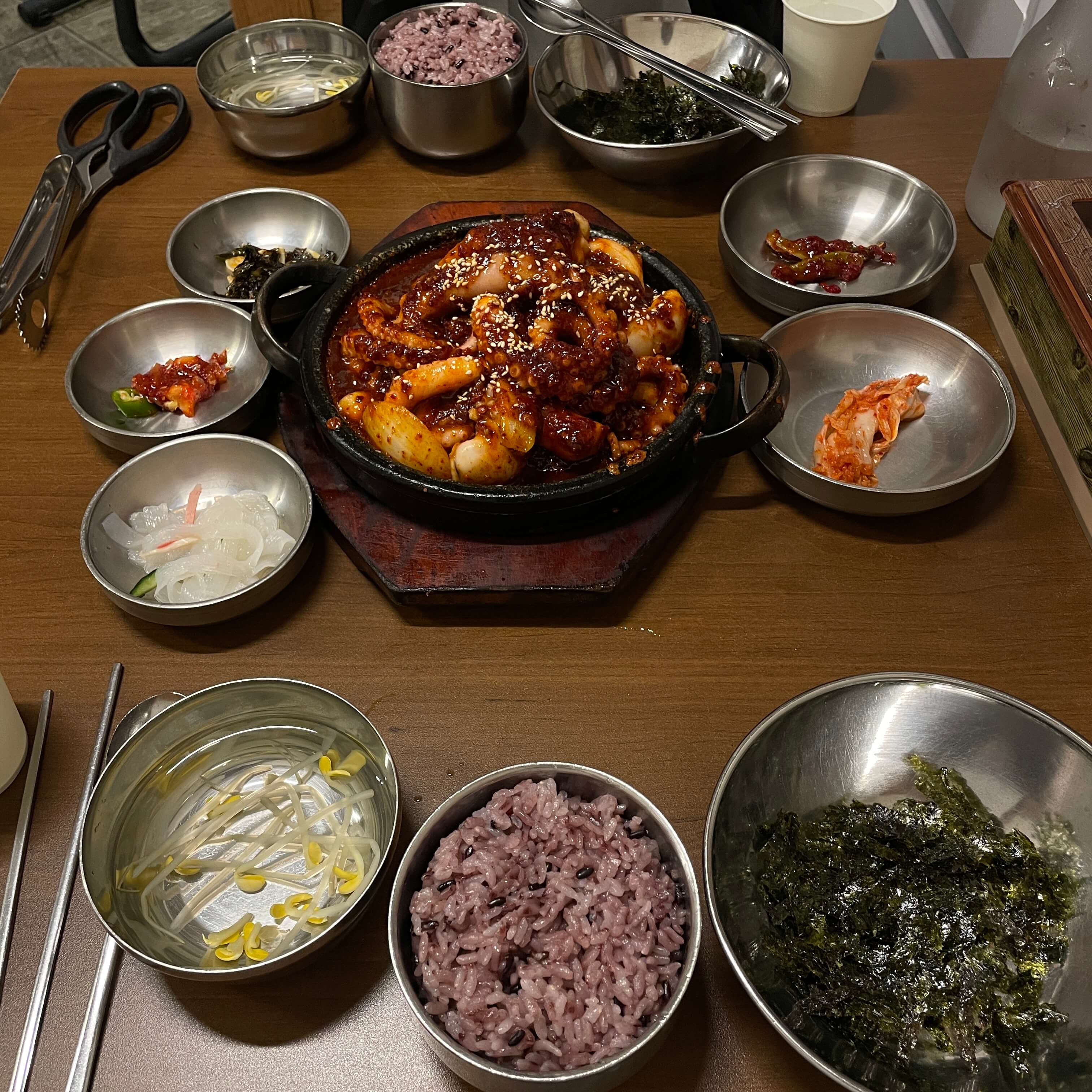 신라식당 낙지볶음