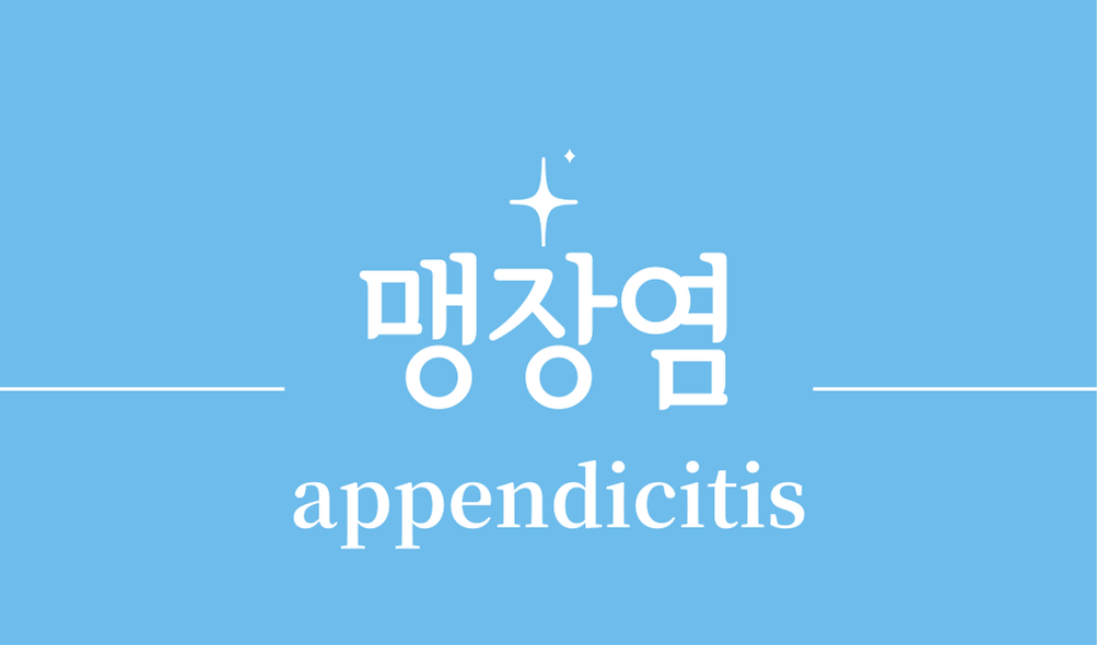'맹장염(appendicitis)'
