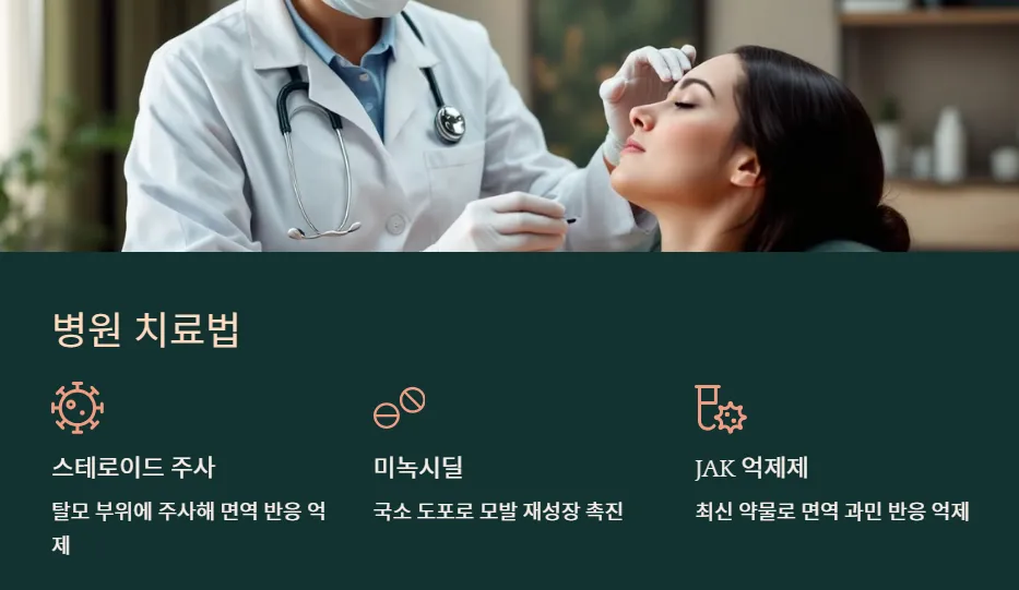 원형탈모-병원-치료법